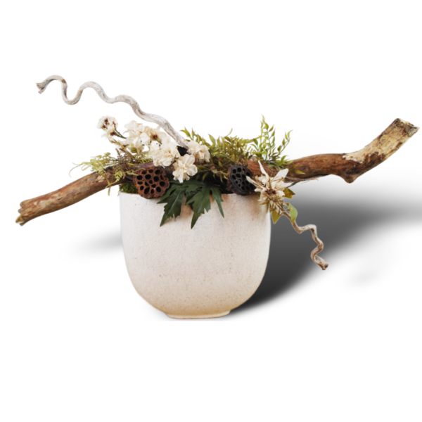 Roze Bloemen met houten tak